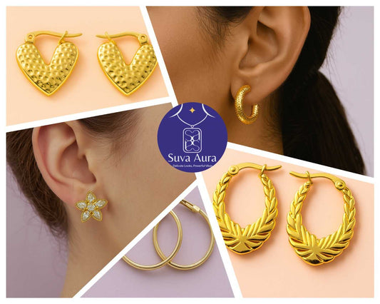 affordable earnigs collage
