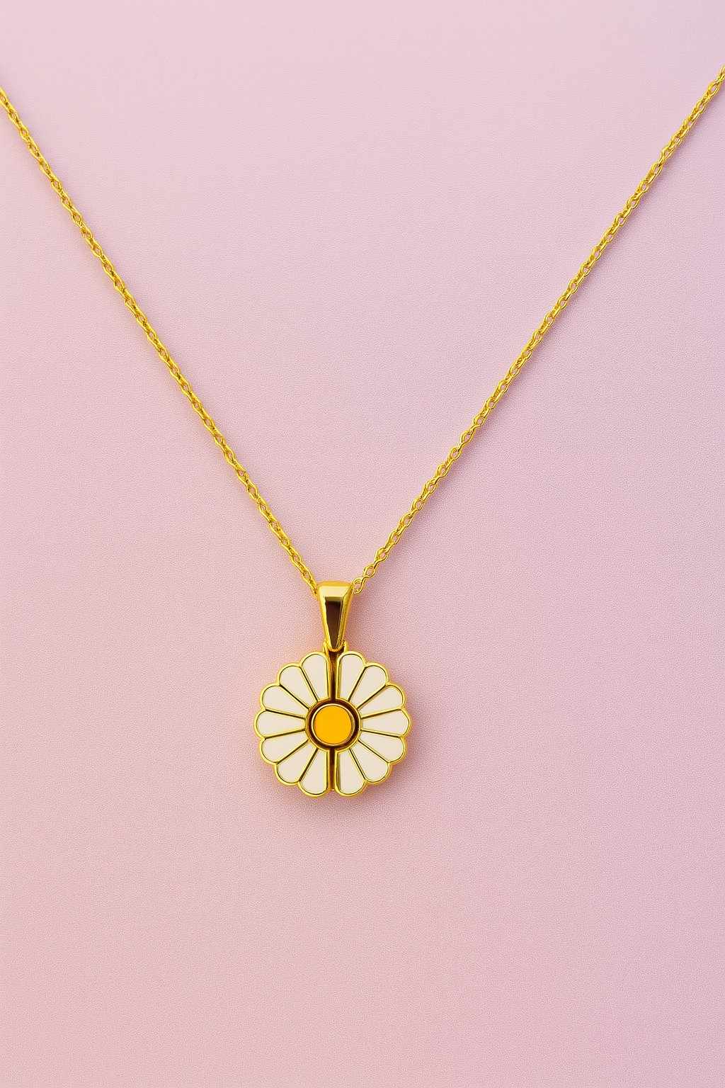 "Floral design imitation gold pendant necklace for women – Suvaaura"