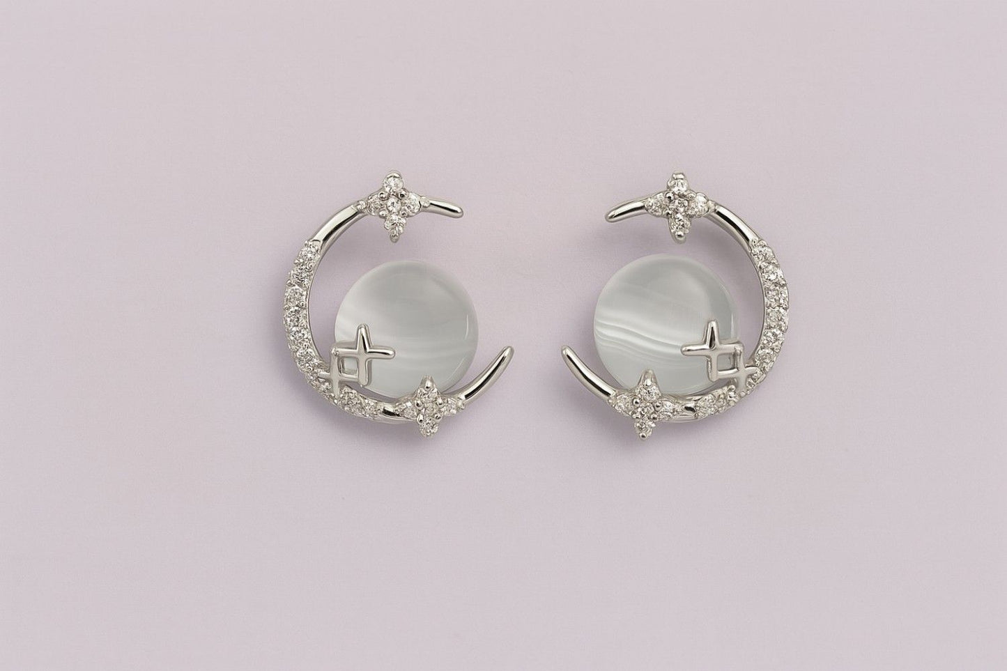moon-star-crystal-stud-earrings-silver-tone-front-view