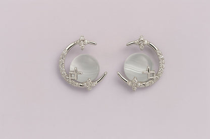 moon-star-crystal-stud-earrings-silver-tone-front-view
